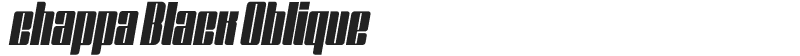 chappa Black Oblique