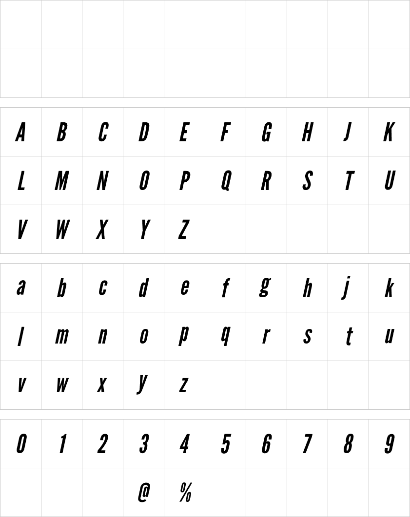 League Gothic Italic