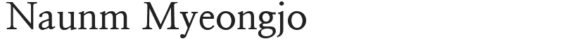 Naunm Myeongjo