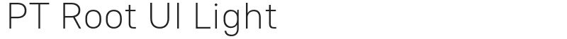 PT Root UI Light
