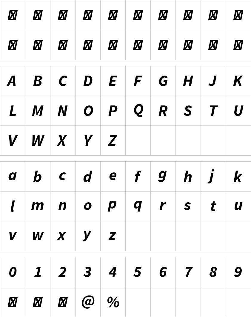 Source SansPro BoldIt