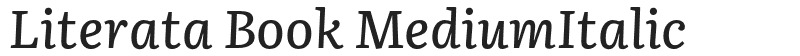 Literata Book MediumItalic