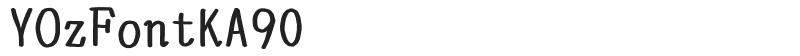 YOzFontKA90