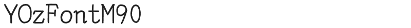 YOzFontM90