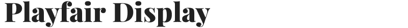 Playfair Display