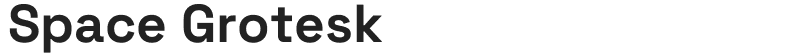 Space Grotesk