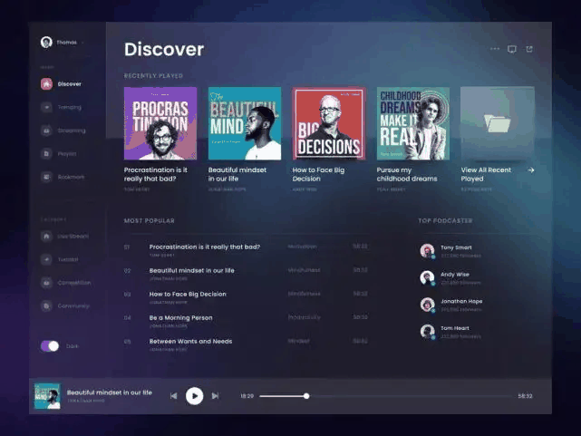 音乐播放器界面