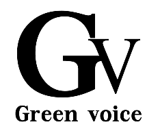 Gv Green voice logo